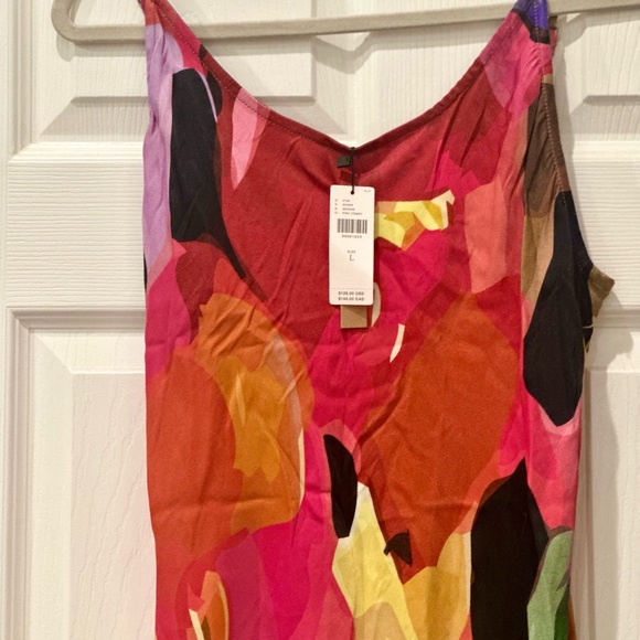 Anthropologie Conditions Apply Elva Printed Midi Slip Dress - Picture 3 of 7